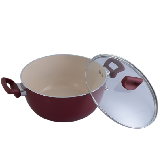 Belly Casserole with Glass Lid_Maroon (3) - Image 5