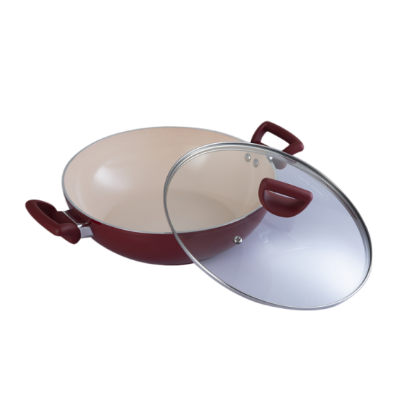 Karai with Glass Lid_Maroon (10) - Image 7